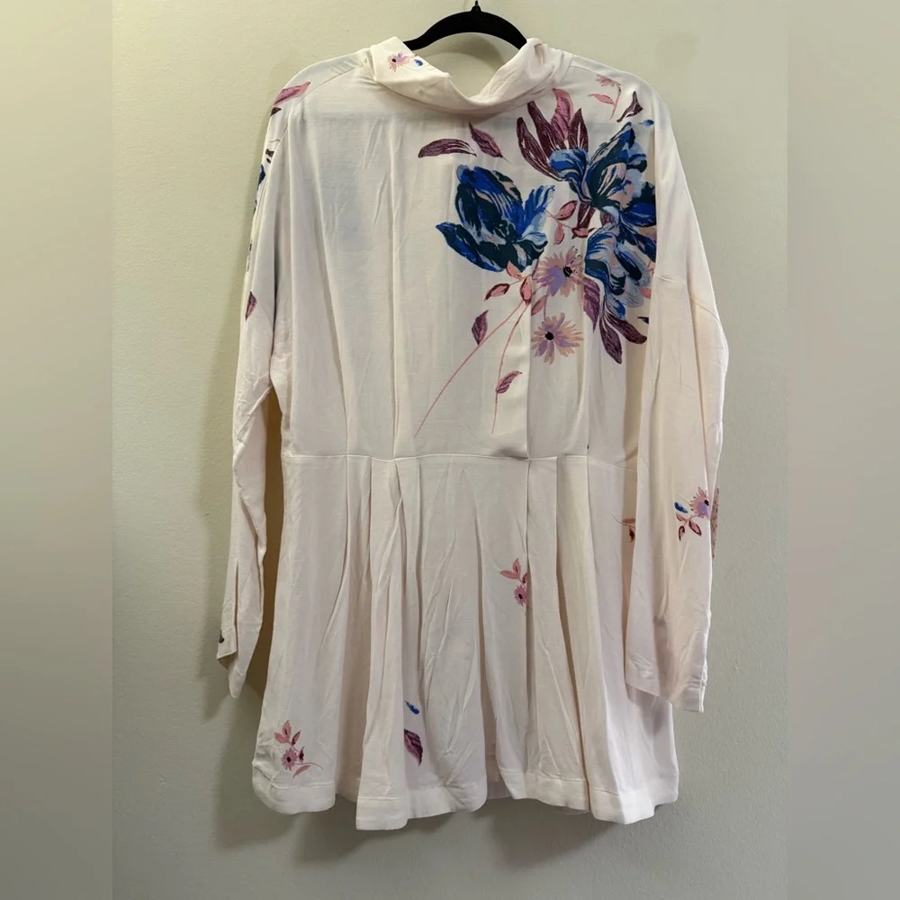 NWT Free People Gemma Floral Tunic Mini‎ Dress - S